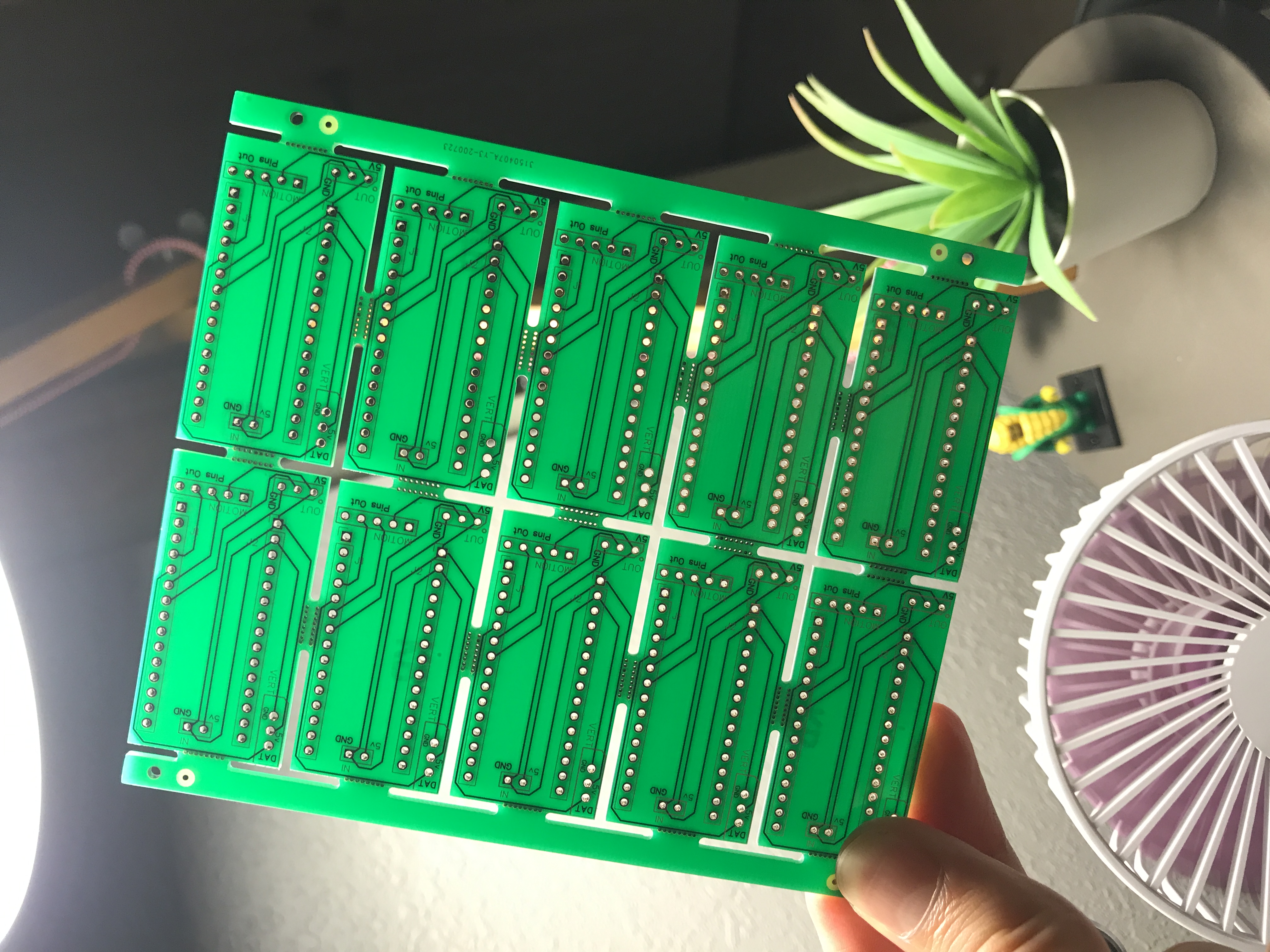 Light PCB illuminated panel