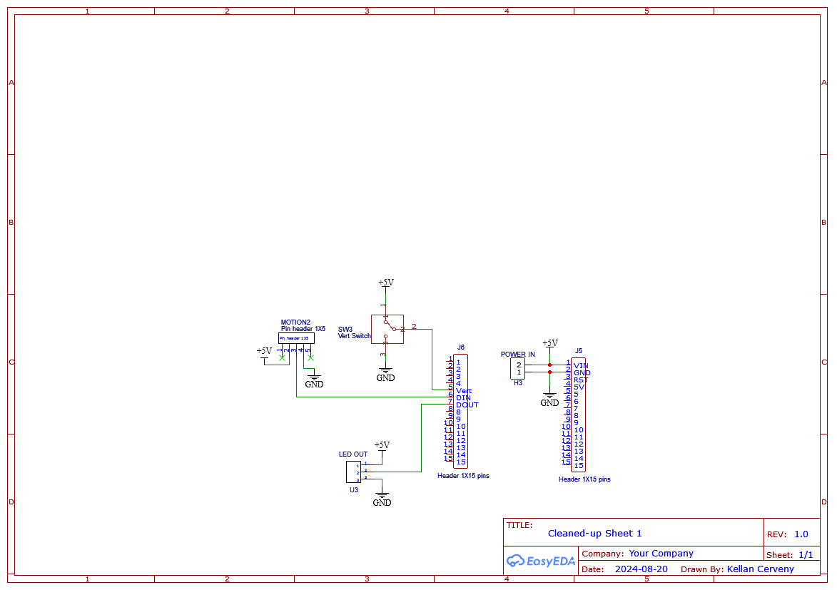 Light PCB v1 better schematic