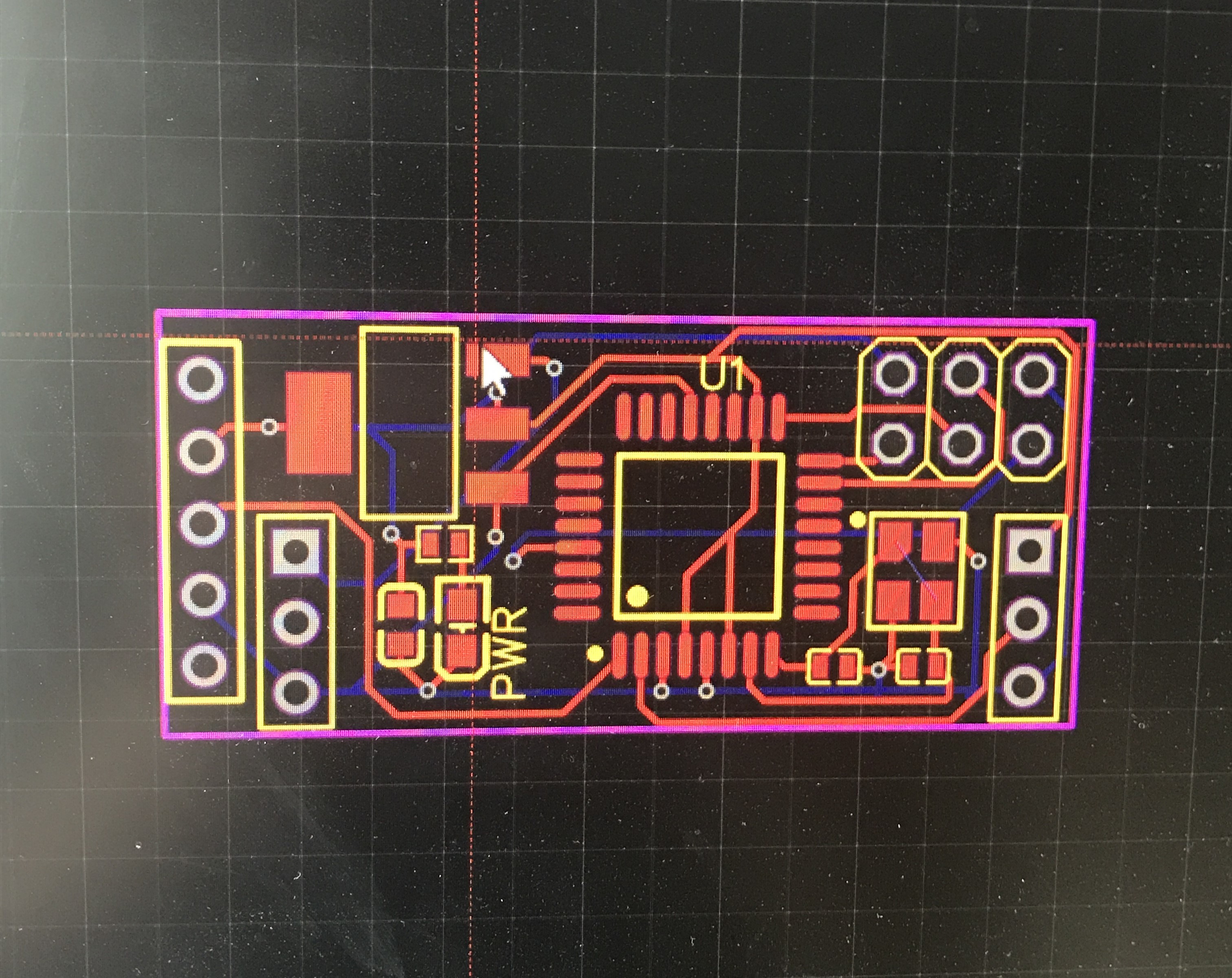 PCB Layout of light controller v2