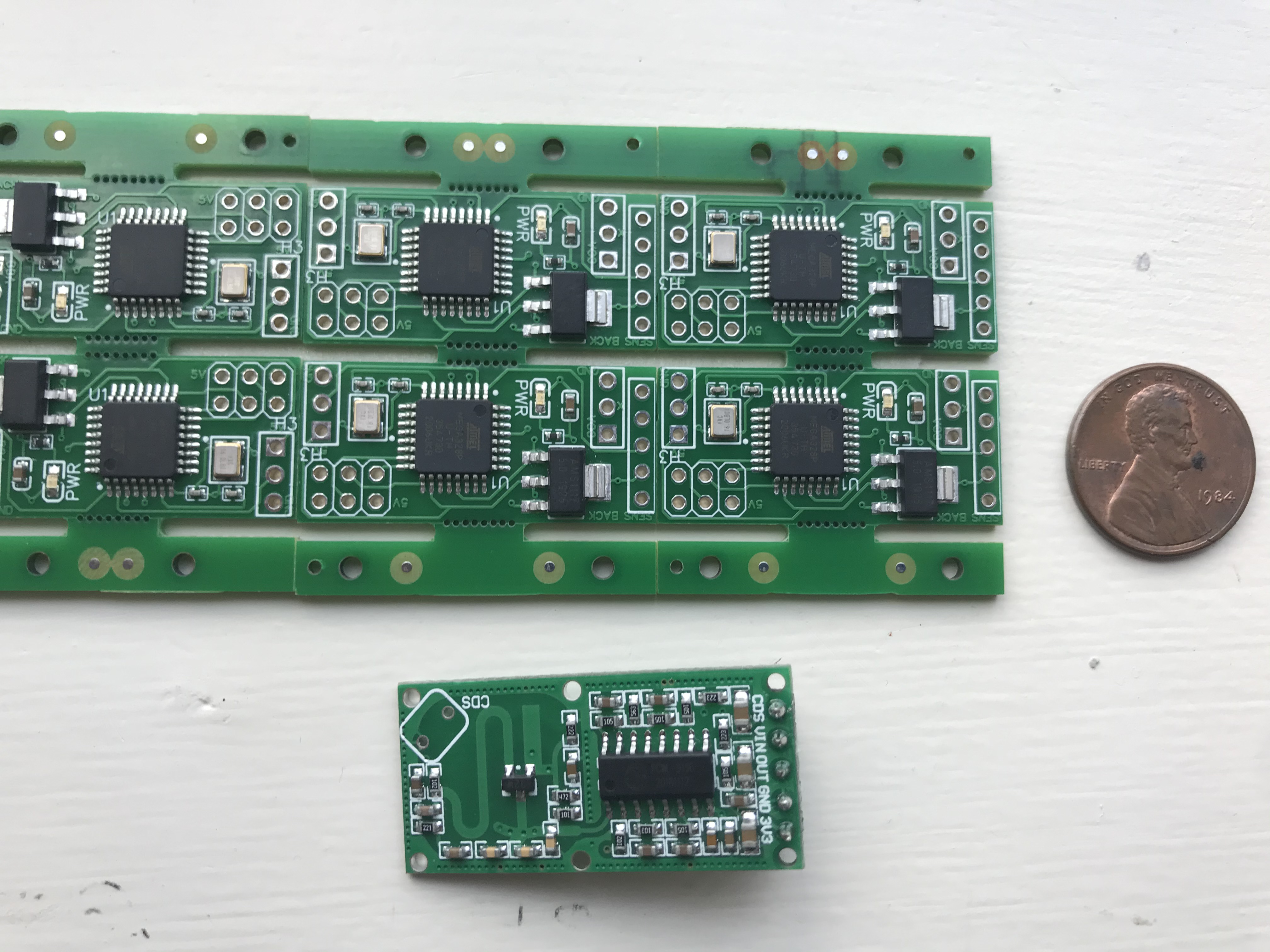 v2 PCB panel